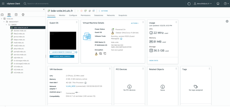 Fichier:Interface vSphere.png